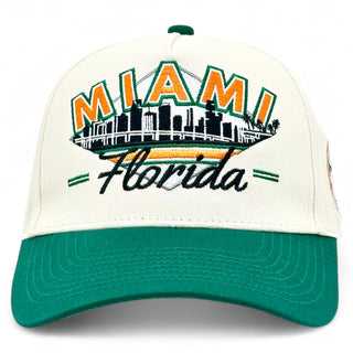 Miami Snapback - The U - Shells Vintage Hat Co.