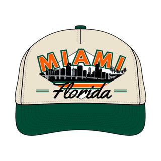 Miami Snapback - The U - Shells Vintage Hat Co.