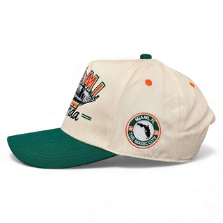 Miami Snapback - The U - Shells Vintage Hat Co.