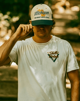 Michigan Snapback - The Brady - Shells Vintage Hat Co.