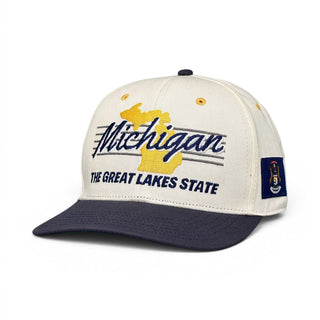 Michigan Snapback - The Brady - Shells Vintage Hat Co.