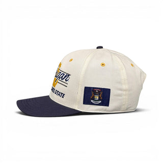 Michigan Snapback - The Brady - Shells Vintage Hat Co.