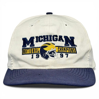 Michigan Wolverines 1997 National Champions Snapback - Shells Vintage Hat Co.