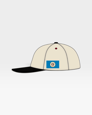 Minnesota Snapback - The Gopher (Cream/Black) - Shells Vintage Hat Co.