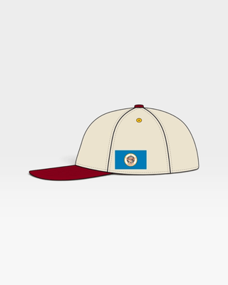 Minnesota Snapback - The Gopher (Cream/Crimson) - Shells Vintage Hat Co.
