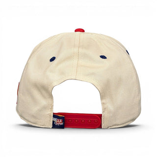 Mississippi Snapback - The Magnolia (Cream/Red) - Shells Vintage Hat Co.