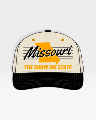Missouri Snapback - The Zou - Shells Vintage Hat Co.