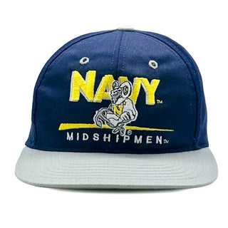Navy Midshipmen Snapback - Shells Vintage Hat Co.