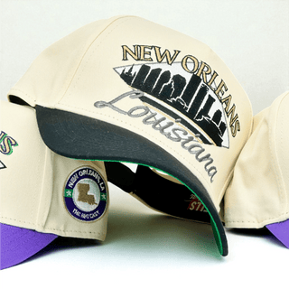 New Orleans Snapback - The Brees - Shells Vintage Hat Co.