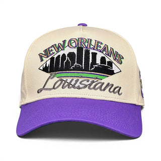 New Orleans Snapback - The Mardi Gras - Shells Vintage Hat Co.