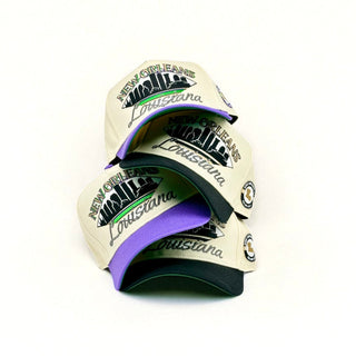New Orleans Snapback - The Mardi Gras - Shells Vintage Hat Co.
