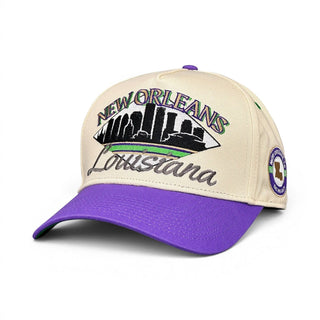 New Orleans Snapback - The Mardi Gras - Shells Vintage Hat Co.