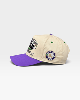 New Orleans Snapback - The Mardi Gras - Shells Vintage Hat Co.