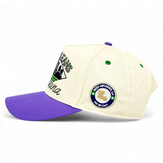 New Orleans Snapback - The Mardi Gras - Shells Vintage Hat Co.