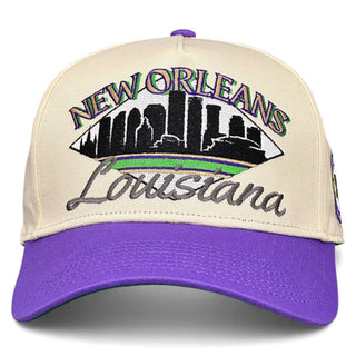 New Orleans Snapback - The Mardi Gras - Shells Vintage Hat Co.