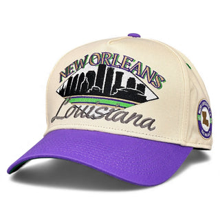 New Orleans Snapback - The Mardi Gras - Shells Vintage Hat Co.