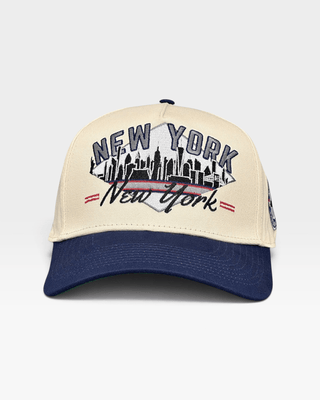 New York Snapback - The Babe - Shells Vintage Hat Co.