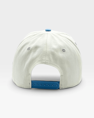 North Carolina Snapback - The Tar Heel (Cream/Carolina Blue) - Shells Vintage Hat Co.