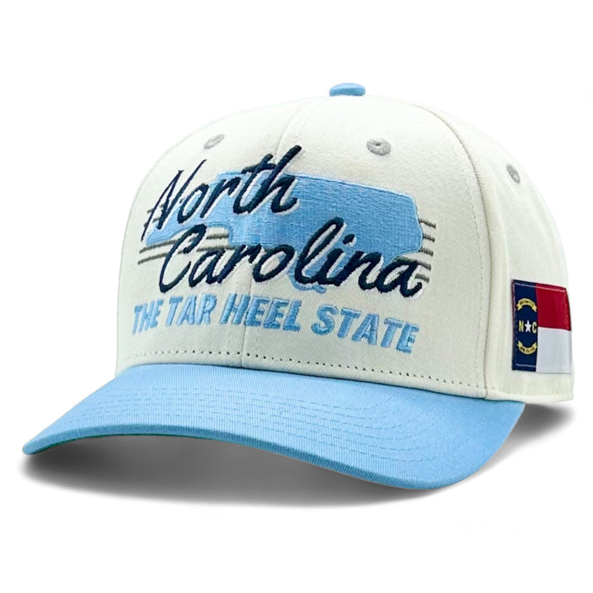 Throwback North Carolina Snapback | Vintage Design | Tar Heel Colors ...
