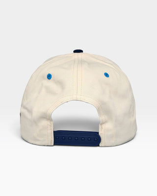 North Carolina Snapback - The Tar Heel (Cream/Navy) - Shells Vintage Hat Co.