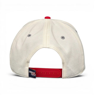 Ohio Snapback - The Horseshoe (Cream/Red) - Shells Vintage Hat Co.