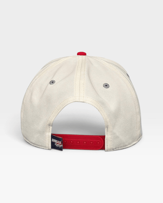 Ohio Snapback - The Horseshoe (Cream/Red) - Shells Vintage Hat Co.
