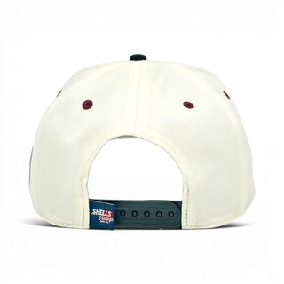 Oklahoma Snapback - The Bozworth (Cream/Black) - Shells Vintage Hat Co.