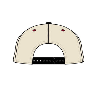 Oklahoma Snapback - The Bozworth (Cream/Black) - Shells Vintage Hat Co.