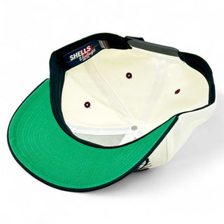 Oklahoma Snapback - The Bozworth (Cream/Black) - Shells Vintage Hat Co.