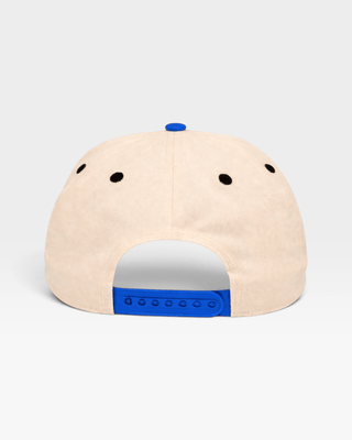 Orlando Snapback - The Shaq (Cream/Blue) - Shells Vintage Hat Co.