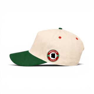 Phoenix Snapback - The Doan (Cream/Green) - Shells Vintage Hat Co.