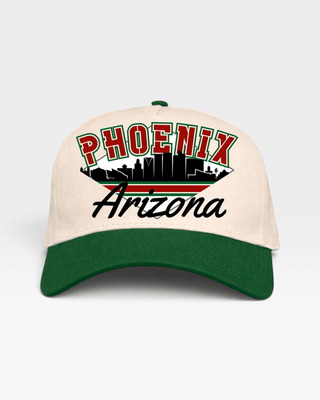 Phoenix Snapback - The Doan (Cream/Green) - Shells Vintage Hat Co.