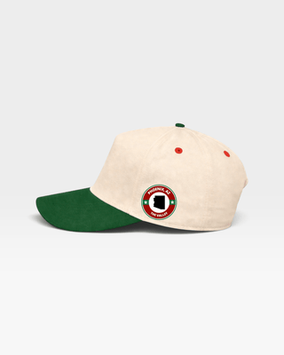 Phoenix Snapback - The Doan (Cream/Green) - Shells Vintage Hat Co.
