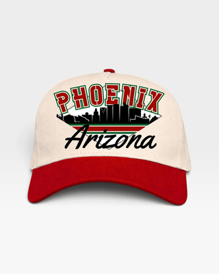 Phoenix Snapback - The Doan (Cream/Red) - Shells Vintage Hat Co.
