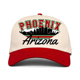 Phoenix Snapback - The Doan (Cream/Red) - Shells Vintage Hat Co.
