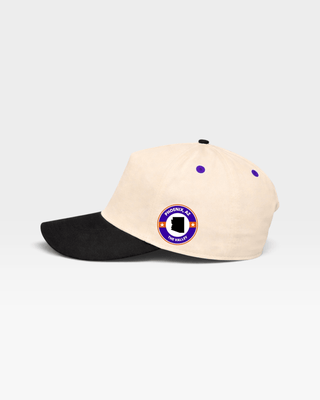 Phoenix Snapback - The Nash (Cream/Black) - Shells Vintage Hat Co.
