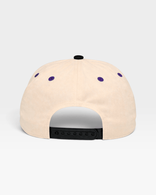 Phoenix Snapback - The Nash (Cream/Black) - Shells Vintage Hat Co.