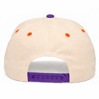 Phoenix Snapback - The Nash (Cream/Purple) - Shells Vintage Hat Co.