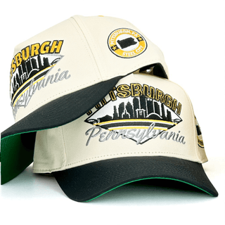 Pittsburgh Snapback - The Bradshaw - Shells Vintage Hat Co.
