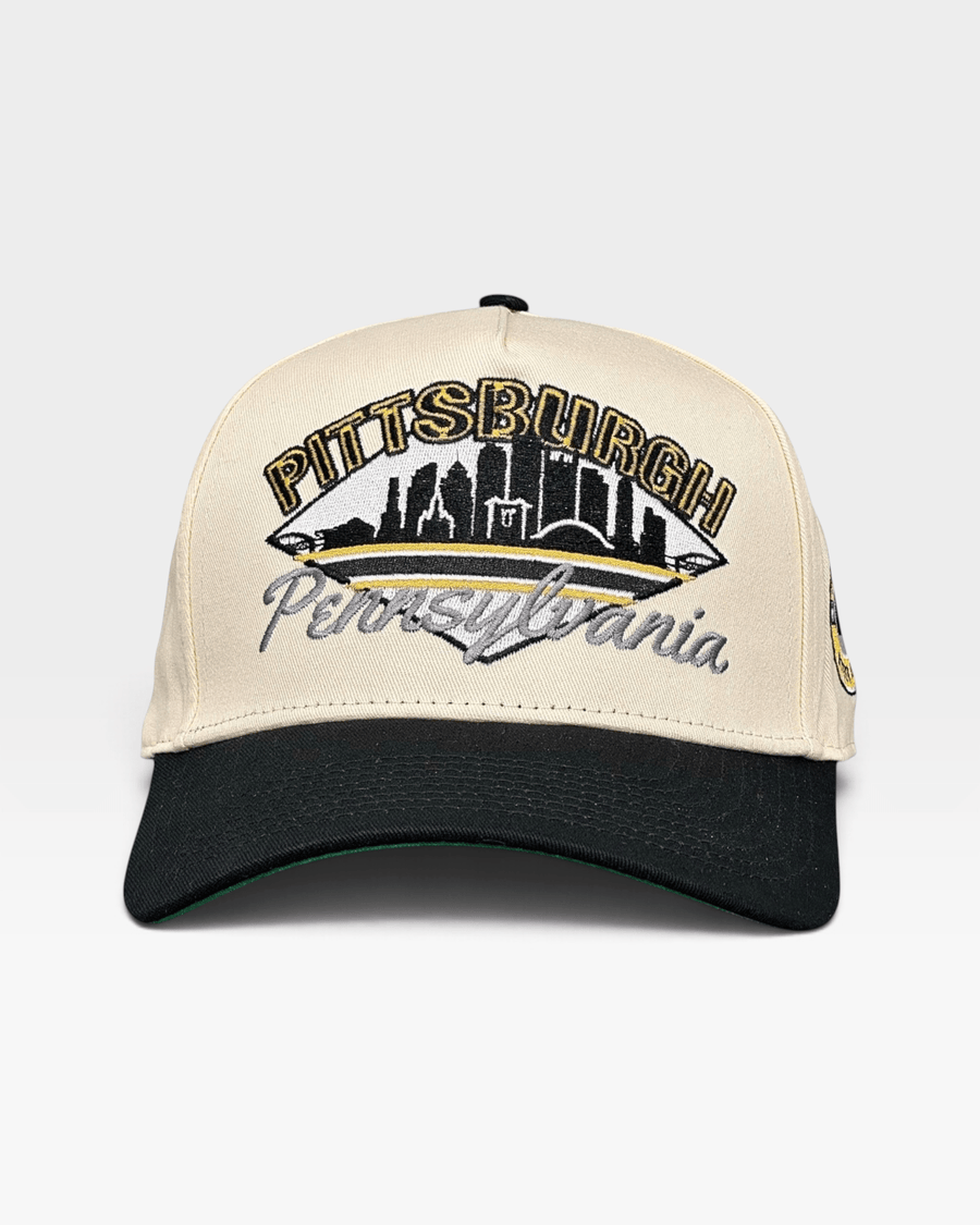 Pittsburgh Snapback - The Bradshaw - Shells Vintage Hat Co.