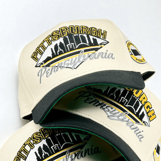 Pittsburgh Snapback - The Bradshaw - Shells Vintage Hat Co.