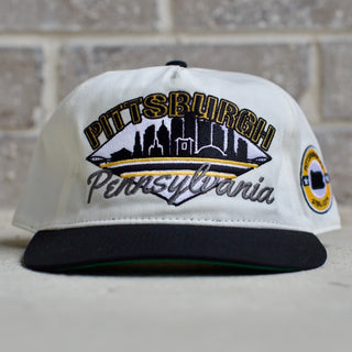 Pittsburgh Snapback - The Bradshaw - Shells Vintage Hat Co.