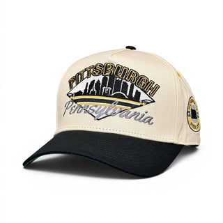 Pittsburgh Snapback - The Bradshaw - Shells Vintage Hat Co.