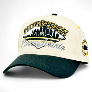 Pittsburgh Snapback - The Bradshaw - Shells Vintage Hat Co.