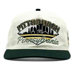 Pittsburgh Snapback - The Bradshaw - Shells Vintage Hat Co.