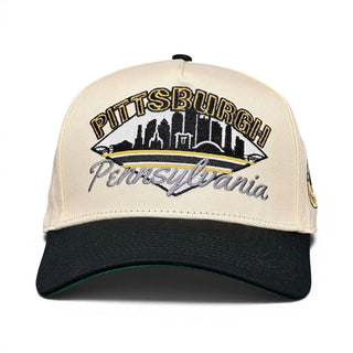 Pittsburgh Snapback - The Bradshaw - Shells Vintage Hat Co.