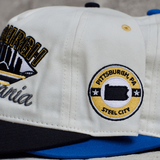 Pittsburgh Snapback - The Bradshaw - Shells Vintage Hat Co.