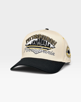 Pittsburgh Snapback - The Bradshaw - Shells Vintage Hat Co.