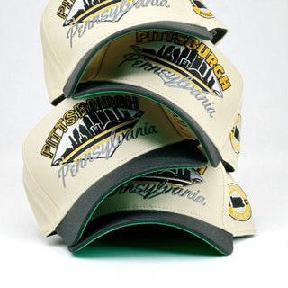 Pittsburgh Snapback - The Bradshaw - Shells Vintage Hat Co.