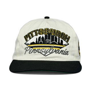 Pittsburgh Snapback - The Bradshaw (Version 1) - Shells Vintage Hat Co.